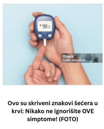 Ovo su skriveni znakovi šećera u krvi: Nikako ne ignorišite OVE simptome! (FOTO)