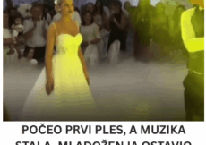 POČEO PRVI PLES, A MUZIKA STALA, MLADOŽENJA OSTAVIO MLADU: Gosti u neverici skočili sa stolica, ovo niko nije očekivao! (VIDEO)