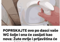 POPRSKAJTE ovo po dasci vaše WC šolje i ona će zasijati kao nova: Žute mrlje i prljavština će nestati TRENUTNO!