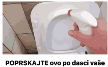 POPRSKAJTE ovo po dasci vaše WC šolje i ona će zasijati kao nova: Žute mrlje i prljavština će nestati TRENUTNO! POPRSKAJTE ovo po dasci vaše WC šolje i ona će zasijati kao nova: Žute mrlje i prljavština će nestati TRENUTNO!