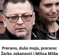 Prerano, dušo moja, prerano: Žarko Jokanović i Milica Milša slomljeni
