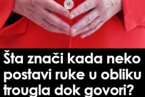 Psihologija objašnjava šta znači kada neko postavi ruke u obliku trougla dok govori: Ima poseban naziv