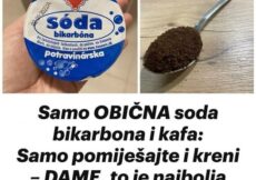 Samo OBIČNA soda bikarbona i kafa: Samo pomiješajte i kreni – DAME, to je najbolja stvar ikad