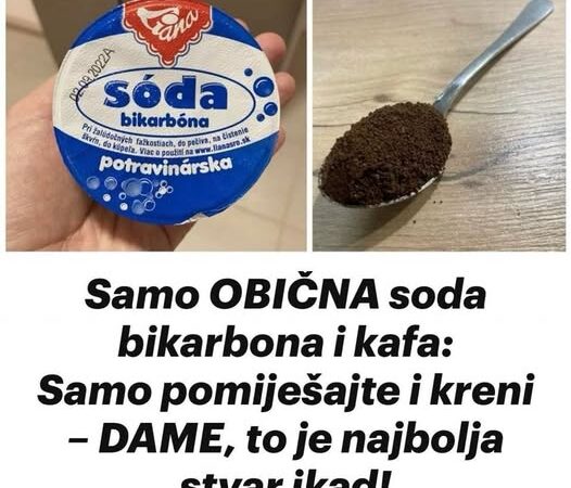 Samo OBIČNA soda bikarbona i kafa: Samo pomiješajte i kreni – DAME, to je najbolja stvar ikad
