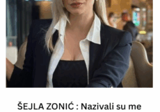 ŠEJLA ZONIĆ : Nazivali su me seljankom,a muža papkom,za nas dvoje tamo nema mjesta! PJEVAČICA SE NAKON OVIH UVREDA ODSELILA IZ SRBIJE!!