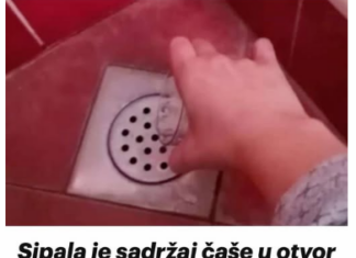 SIPALA JE SADRŽAJ ČAŠE U OTVOR NA PODU KUPATILA! Danima se u kući ŠIRIO SMRAD, ovako ga je ELIMINISALA! SIPALA JE SADRŽAJ ČAŠE U OTVOR NA PODU KUPATILA! Danima se u kući ŠIRIO SMRAD, ovako ga je ELIMINISALA!