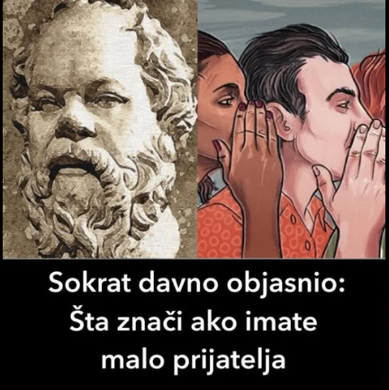 Sokrat davno objasnio: Šta znači ako imate malo prijatelja