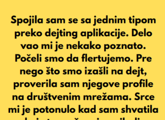 “Spojila sam se sa jednim tipom preko dejting aplikacije…” “Spojila sam se sa jednim tipom preko dejting aplikacije…”