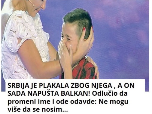 SRBIJA JE PLAKALA ZBOG NJEGA , A ON SADA NAPUŠTA BALKAN! Odlučio da promeni ime i ode odavde: Ne mogu više da se nosim…