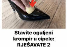 Stavite oguljeni krompir u cipele: RJEŠAVATE 2 problema odjednom!