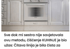 Sve dok mi sestra nije savjetovala ovu metodu, čišćenje KUHINJE je bio užas: Čitava linija je bila čista za minut – odložila sam sve preparate iz radnje!