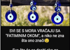 SVI SE S MORA VRAĆAJU SA “FATIMINIM OKOM”, a niko ne zna šta ono znači: Evo šta će se desiti ako ga donesete u kuću, GARANTUJEMO DA NISTE ZNALI