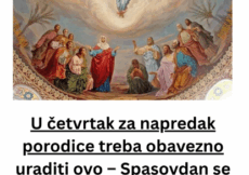 U četvrtak za napredak porodice treba obavezno uraditi ovo – Spasovdan se smatra najsrećnijim danom u godini! U četvrtak za napredak porodice treba obavezno uraditi ovo – Spasovdan se smatra najsrećnijim danom u godini!