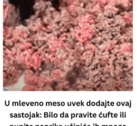 U mleveno meso uvek dodajte ovaj sastojak: Bilo da pravite ćufte ili punite paprike učiniće ih mnogo sočnijim