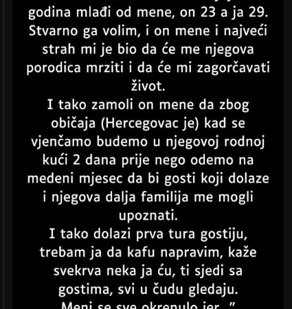 “Udala sam se za dečka koji je 6 godina mlađi od mene…”