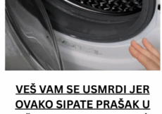 VEŠ VAM SE USMRDI JER OVAKO SIPATE PRAŠAK U MAŠINU ZA PRANJE ODEĆE: Ceo život ste radili KOBNU stvar