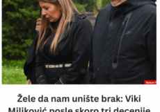 Žele da nam unište brak: Viki Miljković posle skoro tri decenije ćutanja progovorilao Tašketovim roditeljima!!Ovako nešto niko nije očekivao….