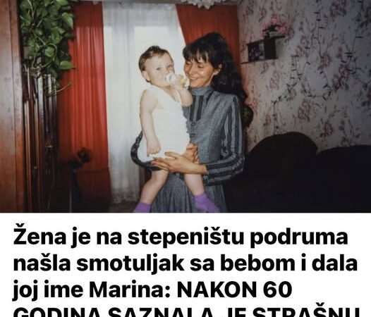 Žena je na stepeništu podruma našla smotuljak sa bebom i dala joj ime Marina: Nakon 60 godina saznala je strašnu istinu