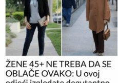 ŽENE 45+ NE TREBA DA SE OBLAČE OVAKO: U ovoj odjeći izgledate smiješno i degutantno, koliko god da ste zgodni! (FOTO)