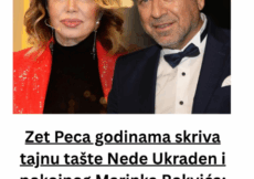 Zet Peca godinama skriva tajnu tašte Nede Ukraden i pokojnog Marinka Rokvića: Ćutao je jer je morao, ALI VIŠE NEĆE