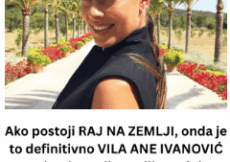 Ako postoji RAJ NA ZEMLJI, onda je to definitivno VILA ANE IVANOVIĆ na Majorci: Vredi 15 miliona dolara, ima bazen i teniski teren, a ček da vidite terasu i koji mukarac joj pravi društvo..Zanijemit ćete od šoka…