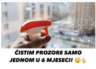 ČISTIM PROZORE SAMO JEDNOM U 6 MJESECI! 😲👆Susjedi se pitaju kako je ovo moguće. Dobio sam super poticaj!
