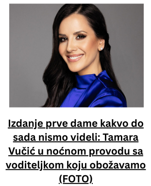 Izdanje prve dame kakvo do sada nismo videli: Tamara Vučić u noćnom provodu sa voditeljkom koju obožavamo (FOTO)