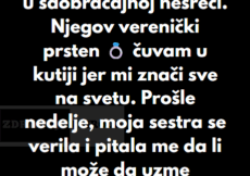 “Izgubila sam verenika Doriana pre tri godine u saobraćajnoj nesreći…”