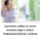Japanska vežba za ravan stomak traje 1 minut: Popravlja držanje i sužava struk, a ne pomerate se s mesta