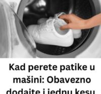 Kad perete patike u mašini: Obavezno dodajte i jednu kesu, evo zašto!