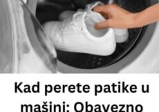 Kad perete patike u mašini: Obavezno dodajte i jednu kesu, evo zašto!