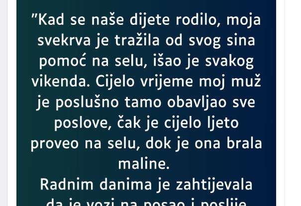 “Kad se naše dijete rodilo…”