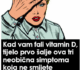 Kad vam fali vitamin D, tijelo prvo šalje ova tri neobična simptoma koja ne smijete ignorisati