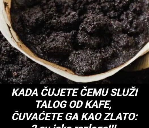 Kada čujete čemu služi talog od kafe, čuvaćete ga kao zlato: Dva su jaka razloga!