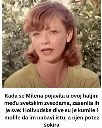 Kada se Milena pojavila u ovoj haljini među svetskim zvezdama, zasenila ih je sve: Holivudske dive su je kumile i molile da im nabavi istu, a njen potez šokira