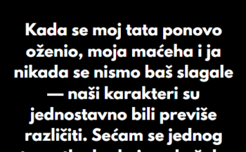 “Kada se moj tata ponovo oženio, moja maćeha i ja nikada se nismo baš slagale…” “Kada se moj tata ponovo oženio, moja maćeha i ja nikada se nismo baš slagale…”