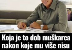 Koja je to dob muškarca nakon koje mu više nisu potrebne žene?