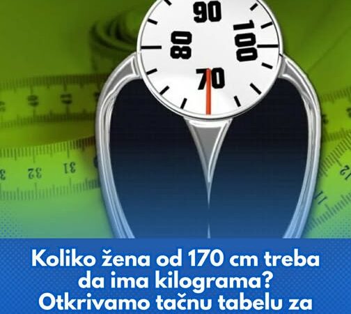 Koliko žena od 170 cm treba da ima kilograma Otkrivamo tačnu tabelu za svaku godinu starosti