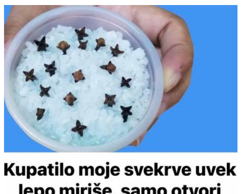 Kupatilo moje svekrve uvek lepo miriše, samo otvori vrata: OVO JE NJENA TAJNA! Kupatilo moje svekrve uvek lepo miriše, samo otvori vrata: OVO JE NJENA TAJNA!