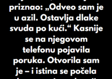 “Moja mačka je nestala. Pitala sam muža da li ju je vidio, a Evan je priznao…”