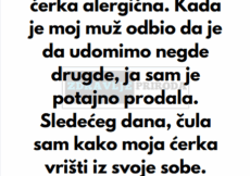 “Moja pastorka ima mačku, ali je moja ćerka alergična…” “Moja pastorka ima mačku, ali je moja ćerka alergična…”