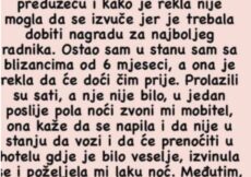 “Moja supruga je imala proslavu u preduzeću” “Moja supruga je imala proslavu u preduzeću”