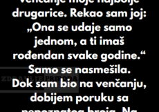 “Moja žena je nedeljama planirala proslavu svog 37. rođendana…”