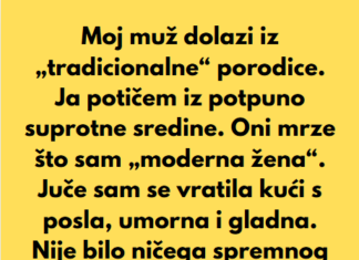“Moji svekar i svekrva očekuju da budem domaćica — ali ja to ne prihvatam…” “Moji svekar i svekrva očekuju da budem domaćica — ali ja to ne prihvatam…”