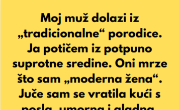 “Moji svekar i svekrva očekuju da budem domaćica — ali ja to ne prihvatam…” “Moji svekar i svekrva očekuju da budem domaćica — ali ja to ne prihvatam…”
