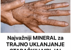 Najvažniji MINERAL Za TRAJNO UKLANJANJE STARAČKIH MRLJA!