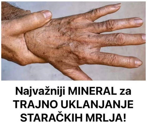 Najvažniji MINERAL Za TRAJNO UKLANJANJE STARAČKIH MRLJA!