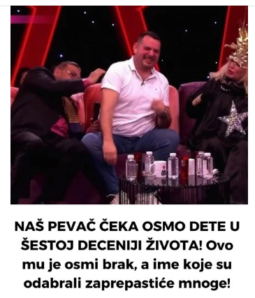 NAŠ PEVAČ ČEKA OSMO DETE U ŠESTOJ DECENIJI ŽIVOTA! Ovo mu je osmi brak, a ime koje su odabrali zaprepastiće mnoge!