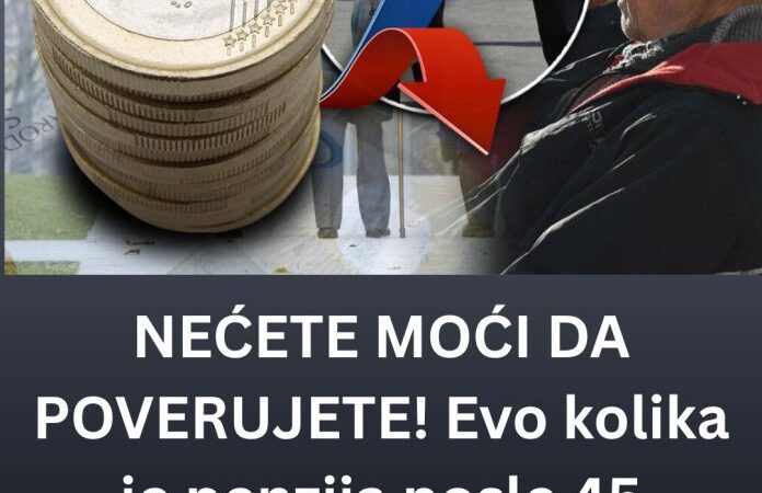 NEĆETE MOĆI DA POVERUJETE! Evo kolika je penzija posle 45 godina staža u Nemačkoj: ŠOK!
