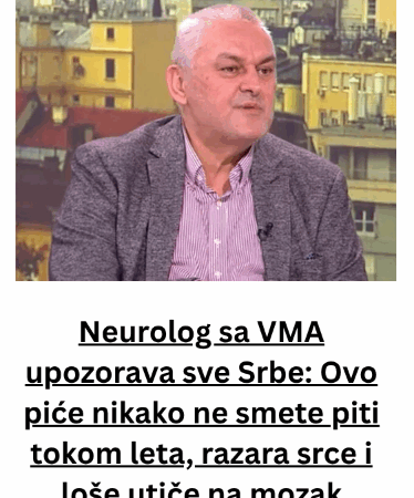 Neurolog sa VMA upozorava sve Srbe: Ovo piće nikako ne smete piti tokom leta, razara srce i loše utiče na mozak